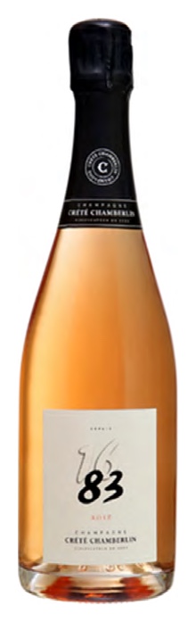 Bottiglia di Champagne Crété Chamberlin Rosè
