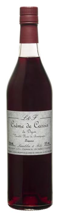 Bottiglia di Domaine Lamblin Crème de Cassis de Dijon