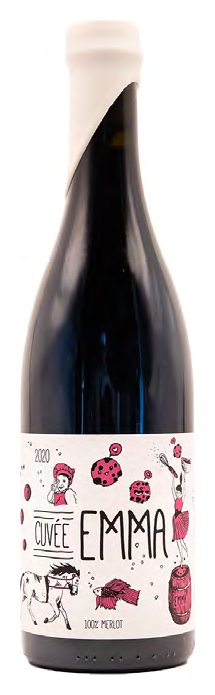 Bottiglia di Grains D’estuaire Bio e Nature Emma Rouge 2021