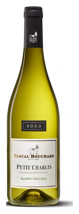 Bottiglia di Pascal Bouchard Petit Chablis, Blancs Cailloux 2023